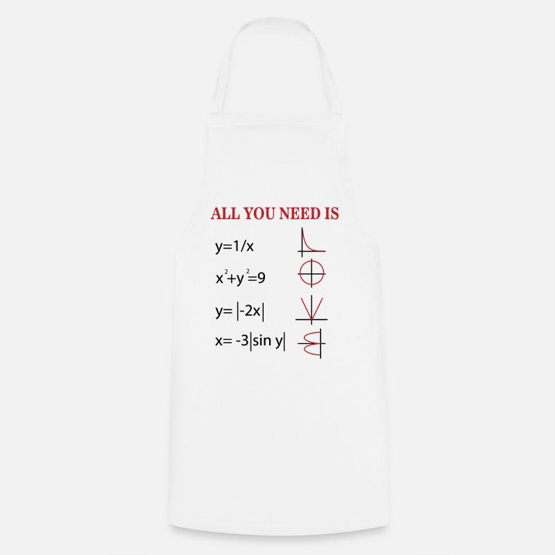 Formule de l’amour - Tablier de cuisine - blanc