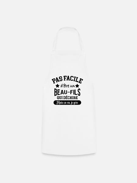 Cadeau beau-fils qui déchire - Tablier de cuisine - blanc