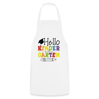 Bonjour L'école Maternelle - Tablier de cuisine - blanc - Devant - AI Model Male 185 dark (185cm)