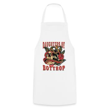 Bottrop Power-Frau daughters of Bottrop - Cooking Apron - white - Front - AI Model Male 185 dark (185cm)