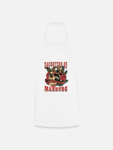 Marburg Frau Geschenk daughters of Marburg Frauen - Kochschürze - Weiß