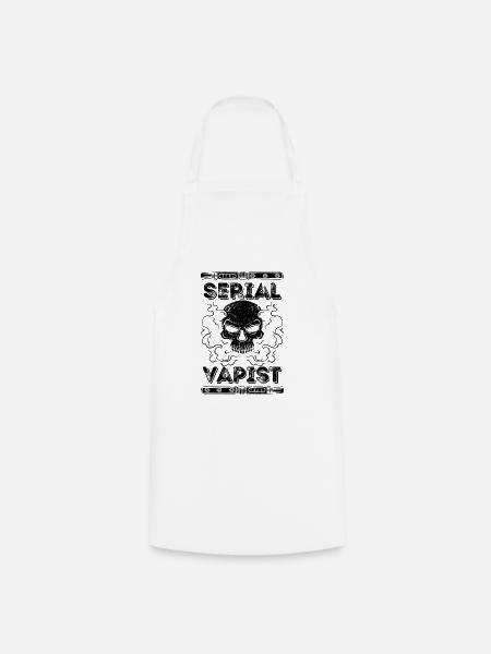 Vaping Serial Vapist E-zigarette - Kochschürze - Weiß