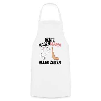 Beste Hasen Mama Aller Zeiten - Kochschürze - Weiß - Vorne - AI Model Male 185 dark (185cm)