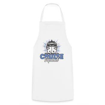 Escadron de croisière Croisière océanique correspondant Navire de croisière - Tablier de cuisine - blanc - Devant - AI Model Male 185 dark (185cm)