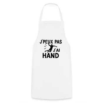 JPPH - Tablier de cuisine - blanc - Devant - AI Model Male 185 dark (185cm)