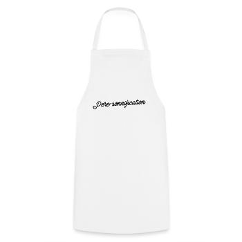 Père-sonnification Joyeuse Fusion Père-Fils - Tablier de cuisine - blanc - Devant - AI Model Male 185 dark (185cm)