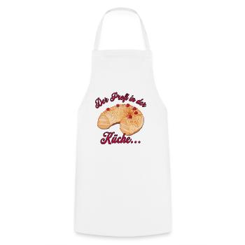 Oma Kuchen Backen Frankfurter Kranz Küche - Kochschürze - Weiß - Vorne - AI Model Male 185 dark (185cm)