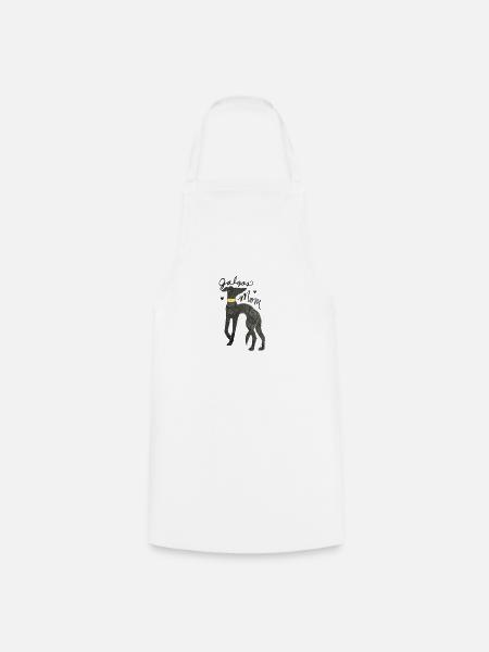 galgos maman - Tablier de cuisine - blanc