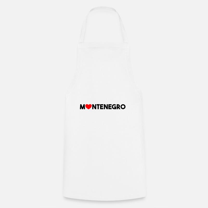 Montenegro! - Cooking Apron - white