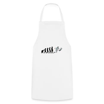 Drôle de soccer pour les joueurs de foot ! - Tablier de cuisine - blanc - Devant - AI Model Male 185 dark (185cm)