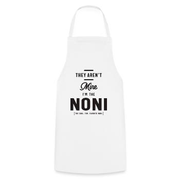 Funny Noni - Cooking Apron - white - Front - AI Model Male 185 dark (185cm)