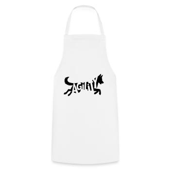 Agilité Malinois SVG Vecteur Couleur Sélectionnable - Tablier de cuisine - blanc - Devant - AI Model Male 185 dark (185cm)