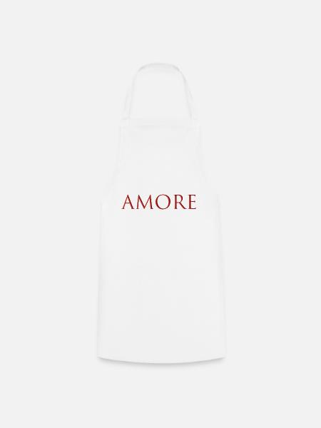 AMORE - Kochschürze - Weiß