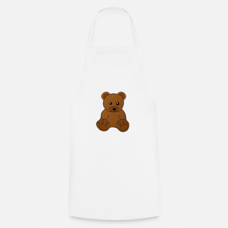 Teddy Teddybär Bär Kinder - Kochschürze - Weiß