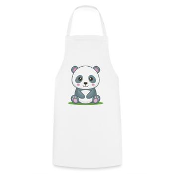 BamBam - For dreamers and cuddly monsters! - Cooking Apron - white - Front - AI Model Male 185 dark (185cm)