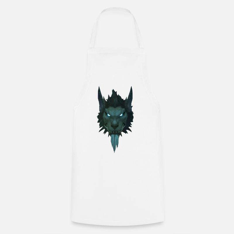 Be the wolf V2 - Cooking Apron - white