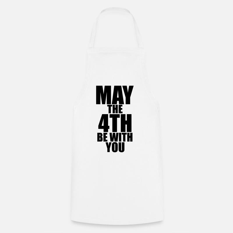 May the 4th be with you - Cooking Apron - white