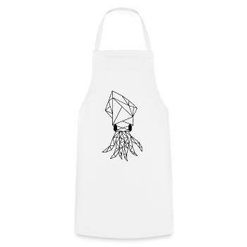 Calmar - Tablier de cuisine - blanc - Devant - AI Model Male 185 dark (185cm)