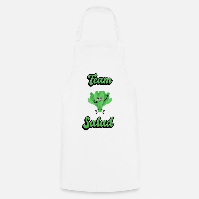 Salade d'équipe - Tablier de cuisine - blanc