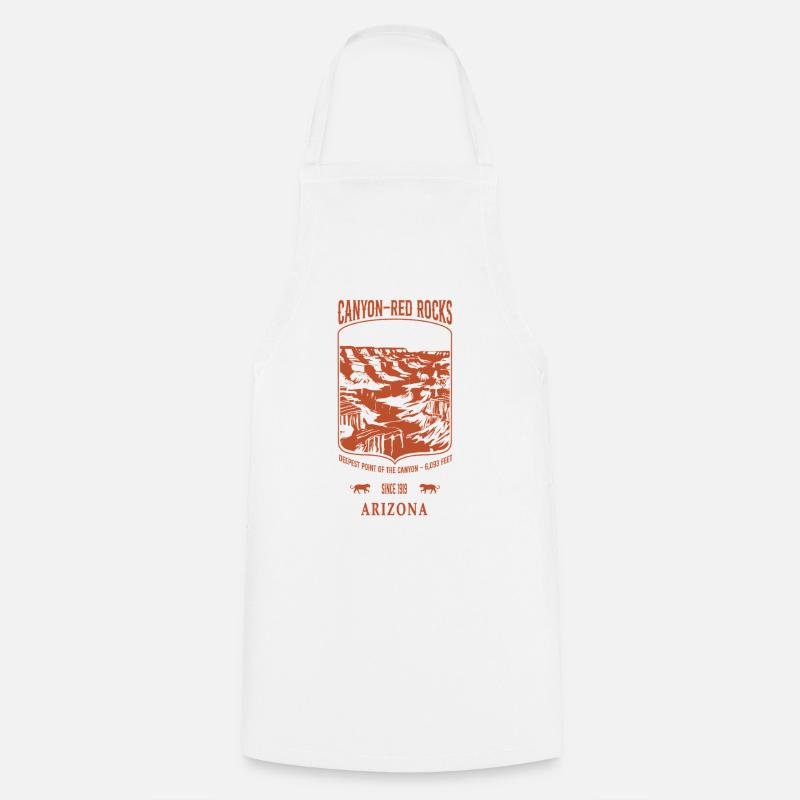 Canyon Arizona sable - Tablier de cuisine - blanc