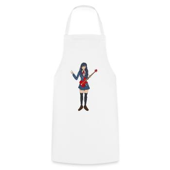 Juste une fille qui aime la guitare basse Girl Waifu - Tablier de cuisine - blanc - Devant - AI Model Male 185 dark (185cm)