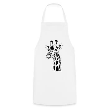 Girafe Girafe T-shirt Cadeau - Tablier de cuisine - blanc - Devant - AI Model Male 185 dark (185cm)