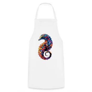 Pangolin Pangolin Pine Cone Pangolins - Cooking Apron - white - Front - AI Model Male 185 dark (185cm)