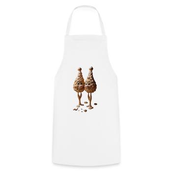 Cheery Crumble Pals - Cooking Apron - white - Front - AI Model Male 185 dark (185cm)