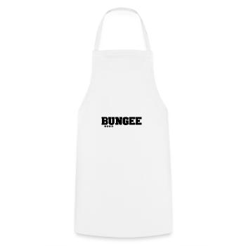 Bungee Logo schwarz Redpoint - Kochschürze - Weiß - Vorne - AI Model Male 185 dark (185cm)