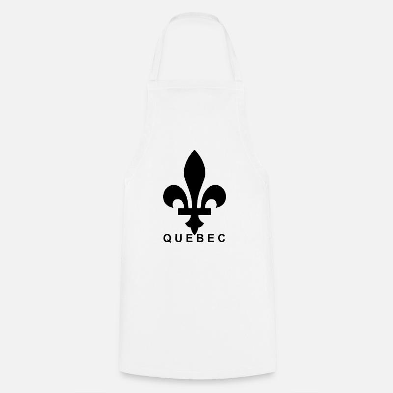 Quebec - Tablier de cuisine - blanc