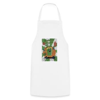 Matcha Shake - Try it! - Kochschürze - Weiß - Vorne - AI Model Male 185 dark (185cm)