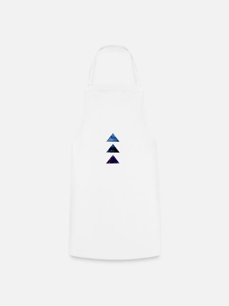 SPACE TRIANGLE - Tablier de cuisine - blanc
