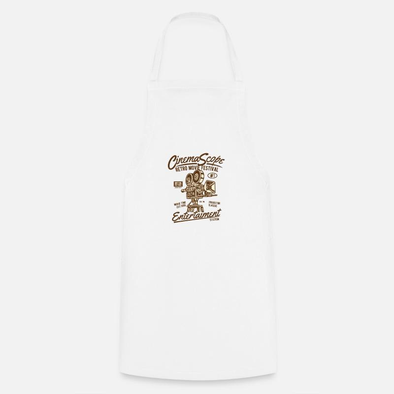 Cinema Scope - Tablier de cuisine - blanc