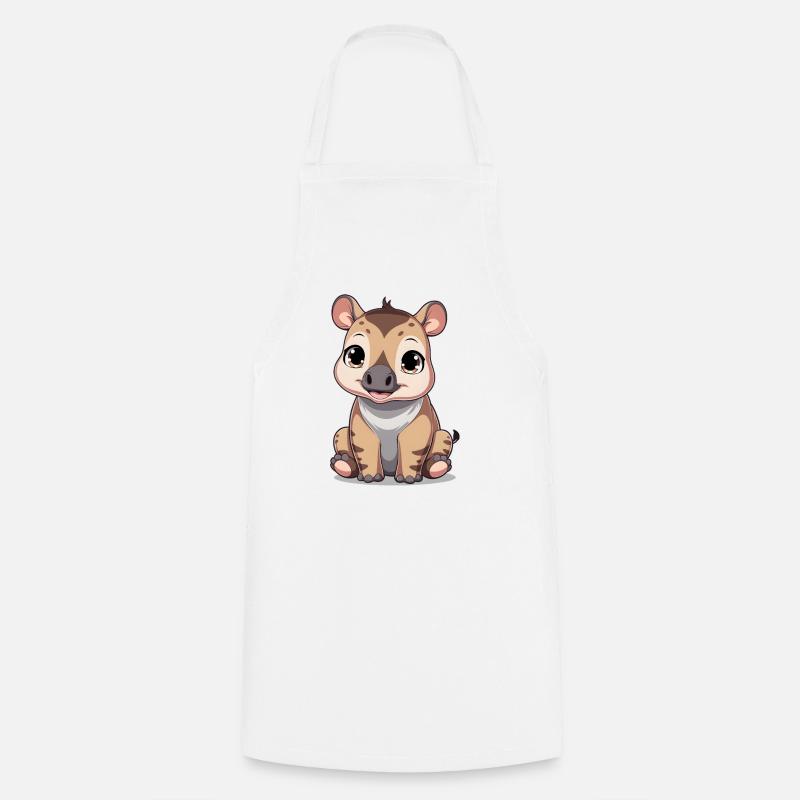 Bébé tapir - Tablier de cuisine - blanc