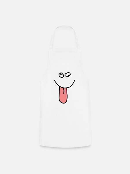 Naughty Jack - Cooking Apron - white