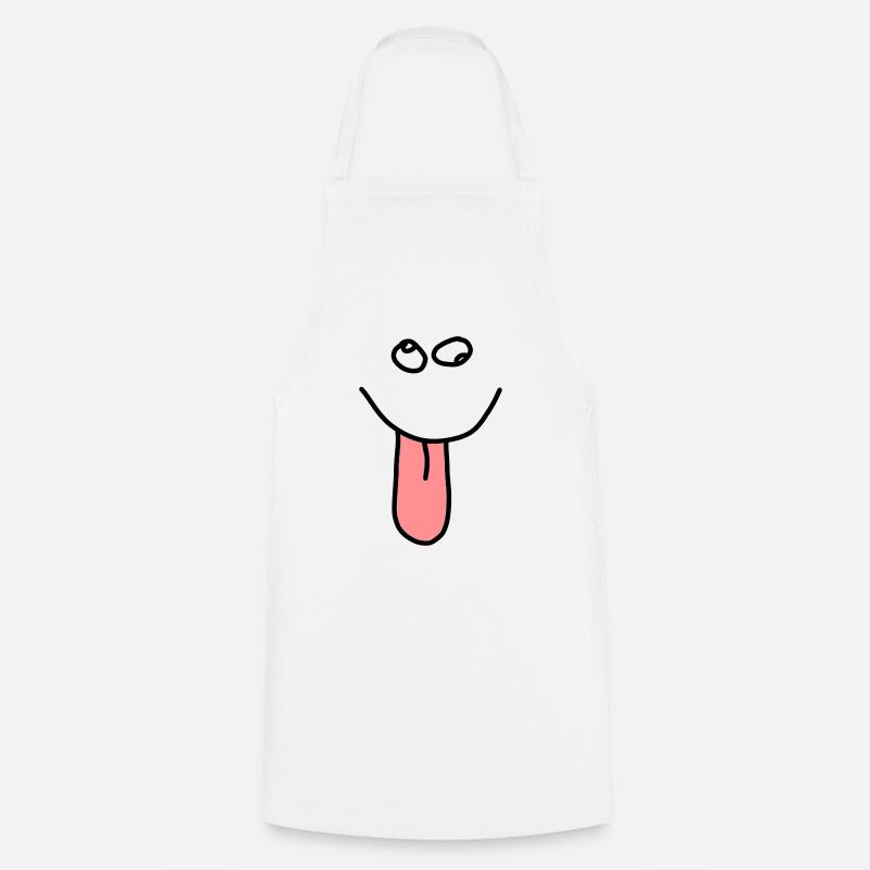 Naughty Jack - Cooking Apron - white