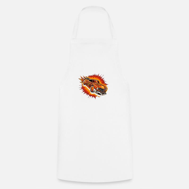 Turbo atomic 2 - Tablier de cuisine - blanc