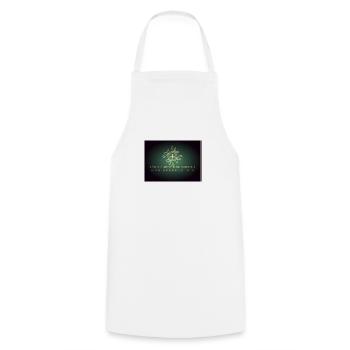 Jésus revient - Tablier de cuisine - blanc - Devant - AI Model Male 185 dark (185cm)