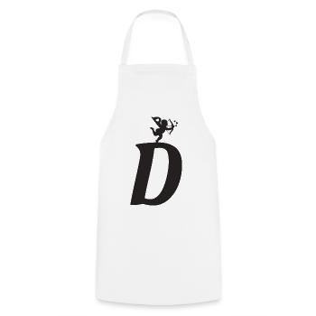 D - Tablier de cuisine - blanc - Devant - AI Model Male 185 dark (185cm)