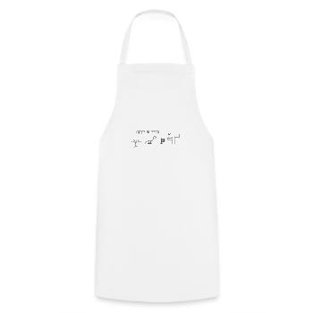 C'est un LELO - Design Black - Tablier de cuisine - blanc - Devant - AI Model Male 185 dark (185cm)