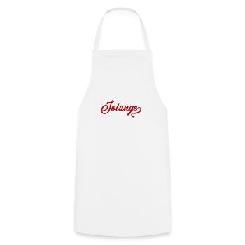 Solange - Tablier de cuisine - blanc - Devant - AI Model Male 185 dark (185cm)