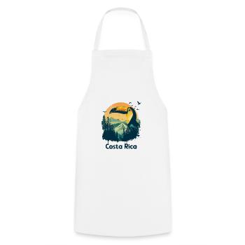 Toucan Costa Rica Animal Bird Holiday - Cooking Apron - white - Front - AI Model Male 185 dark (185cm)