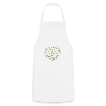 Animal Lover - Cooking Apron - white - Front - AI Model Male 185 dark (185cm)
