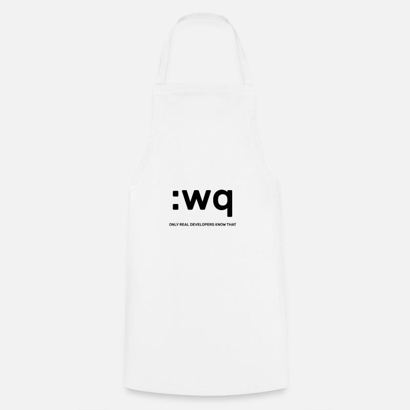 Vim Developers - Tablier de cuisine - blanc
