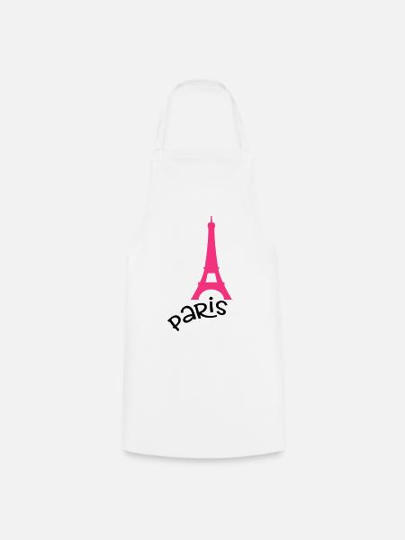 Paris - Kochschürze - Weiß