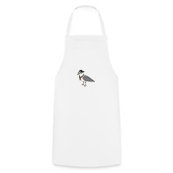 Rappeur mouette - Tablier de cuisine - blanc - Devant - AI Model Male 185 dark (185cm)