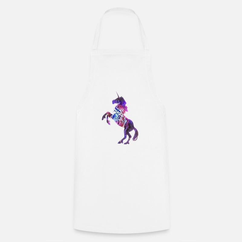 Einhorn - Kochschürze - Weiß