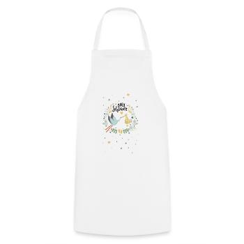 Cute Baby Shower - Personalise it! - Cooking Apron - white - Front - AI Model Male 185 dark (185cm)