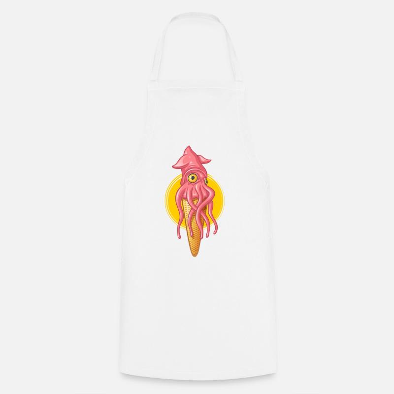 Glace encornet - Cooking Apron - white