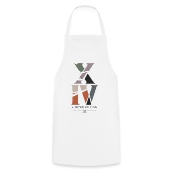 Roman XIV Édition Limitée 14 Ans - Tablier de cuisine - blanc - Devant - AI Model Male 185 dark (185cm)